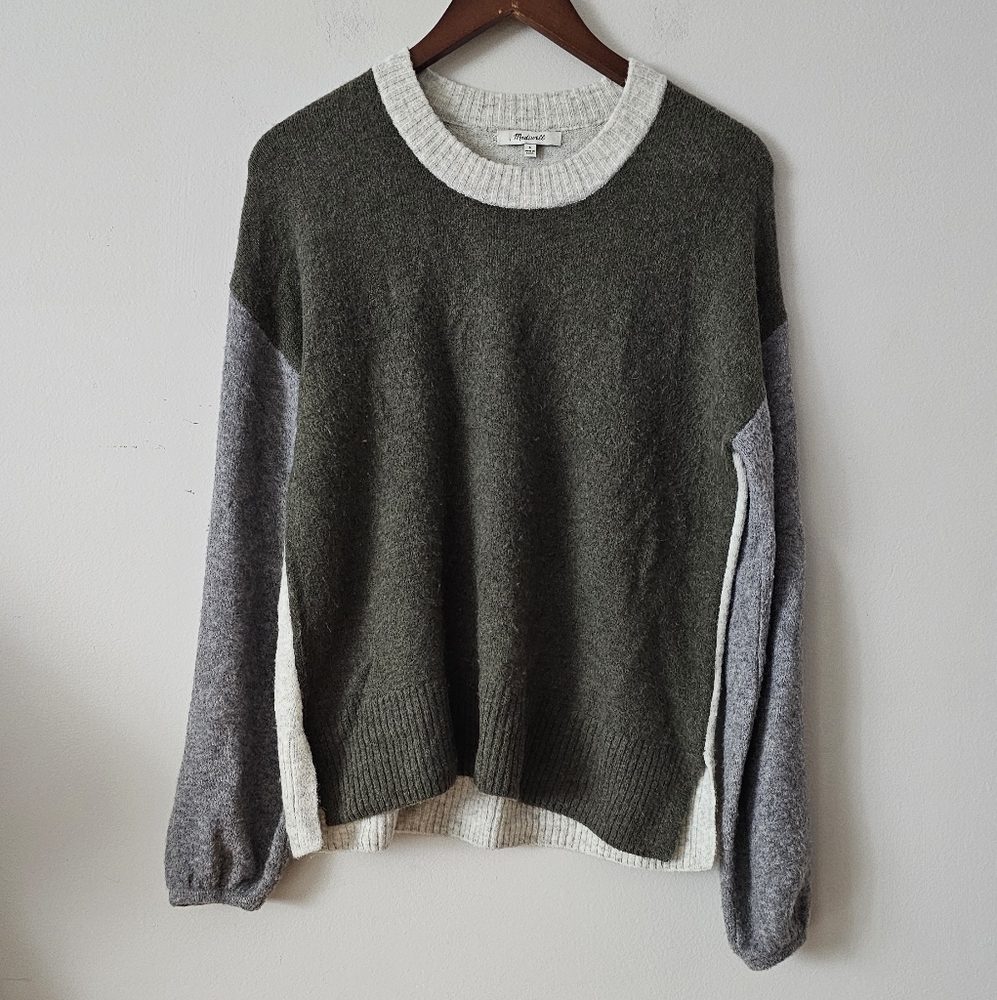 Madewell colorblock Payton sweater